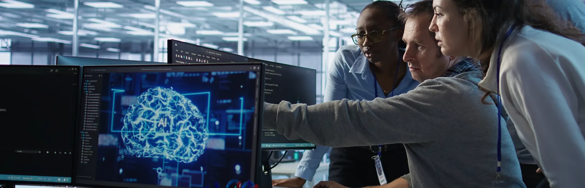 man-requesting-help-from-coworkers-after-finding-bug-data-center-systems 1