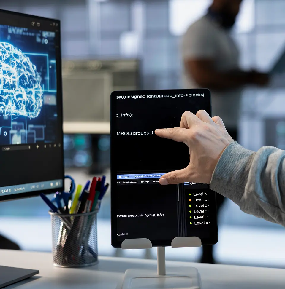 technician-optimizing-data-center-workspace-with-tablet-close-up 1